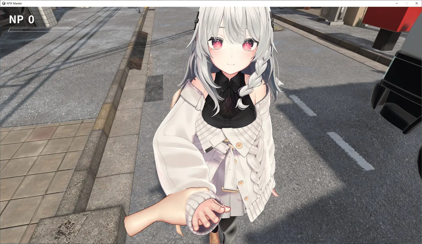 NTR Master角色互动视角与NP界面截图
